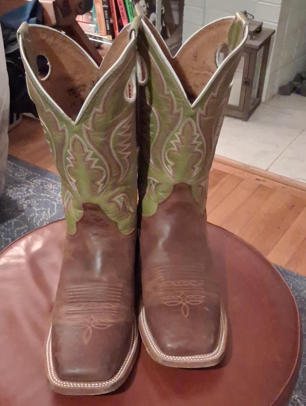 Justin Bent Rail Cowboy Boots Made In USA